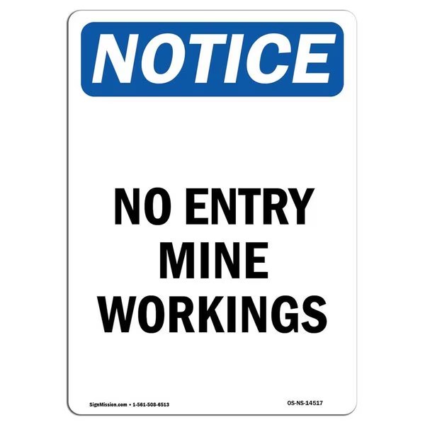 Safety Sign, OSHA Notice, 10
